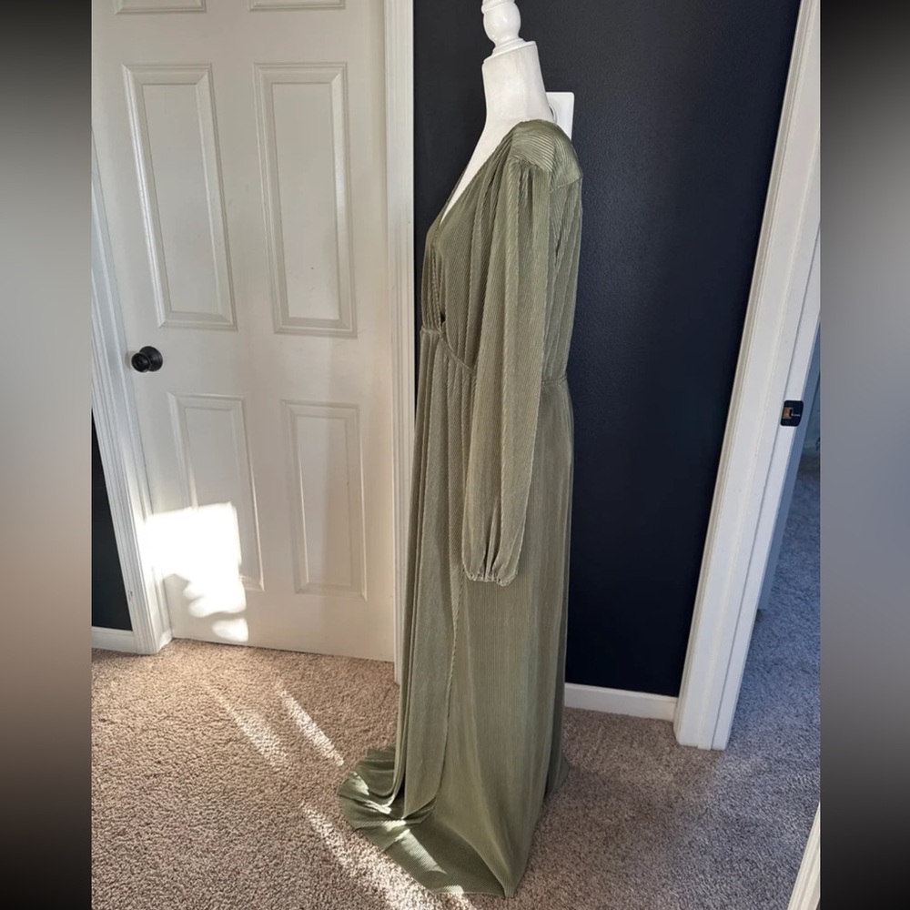 NWT Baltic Born Venus Sage Pleated Maxi Dress Size XXXLarge - Picture 8 of 12